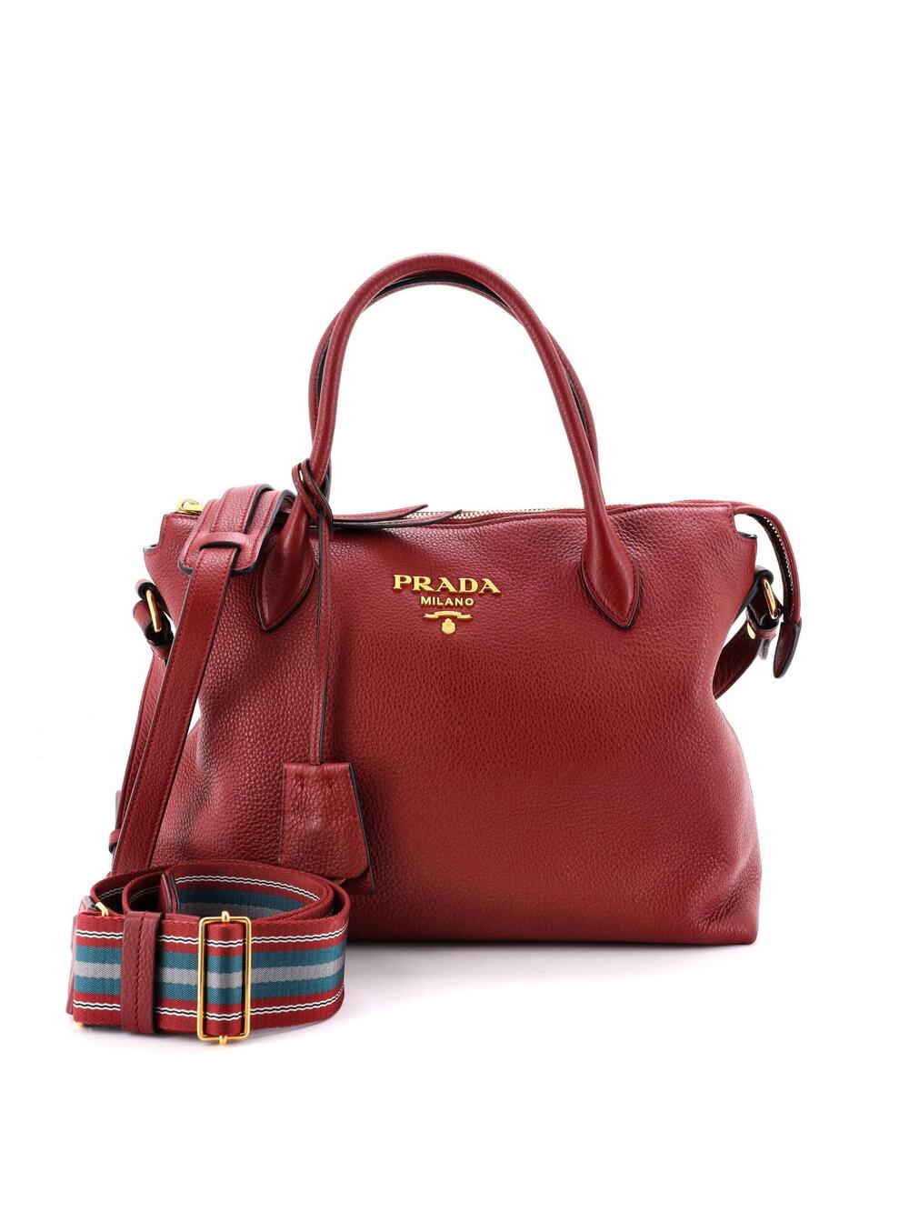 Prada Dual Strap Zip Tote Vitello Daino #351764P14B